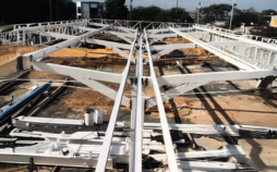 Fabricação e montagem de Corbertura Metálica